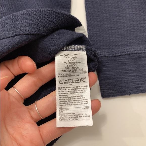 Gap 5Y Toddler Long Sleeve Top - Picture 7 of 7